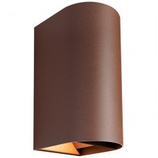 Φωτιστικό Επίτοιχο Απλίκα LED 20W 230V 2000lm CCT Αλουμινίου Σκουριά IP65 17-05201-4